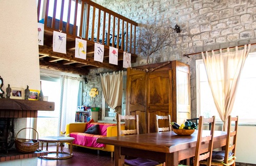 Saint Alban Auriolles Casa | Gran casa familiar en el Ardèche provenzal