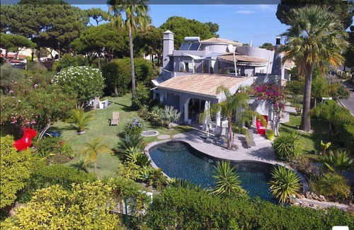 Quarteira Villa | Gran chalet de lujo de 4 dormitorios con baño privado piscina privada golf a 300 metros