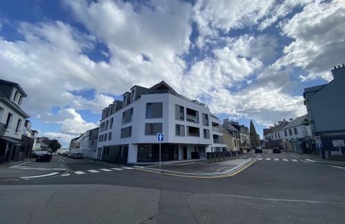 Larmor-Plage Apartamento | LARMOR-PLAGE : T2 en résidence de standing avec terrasse et parking, à deux pas de la plage et des commerces - FR-1-349-182