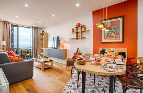 Houlgate Apartamento | "Le 139" FRONT DE MER - Grand appartement contemporain 2 à 6 personnes - 1er étage