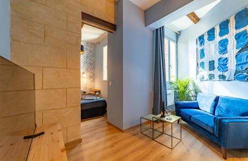 Quartier Administrations Apartamento | Le bleu Jean Denim Arènes - Une Nuit à Nîmes