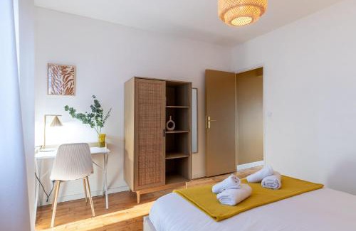 Bergerac Apartamento | Le Boho - Charmant T3 avec climatisation et fibre