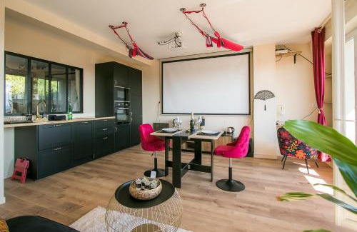 Cote Est Soquence Apartamento | Le Boudoir de Fanny - Sauna/Balnéo/ciné/Hamacs