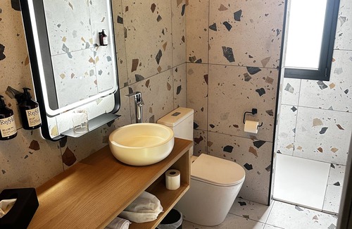 Valliquerville Cabina | Le Chêne, wooden lodge with private Nordic bath