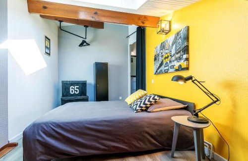 Mont-de-Marsan Apartamento | Le Duplex Lemon - Séjour Acidulé Proche Centre