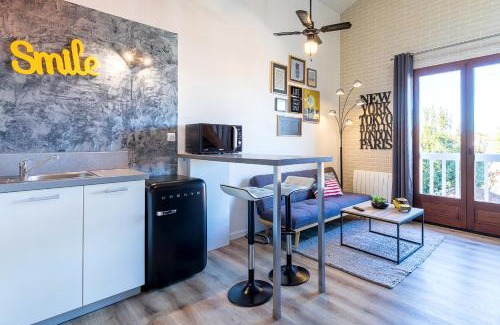 Mont-de-Marsan Apartamento | Le Duplex Lemon - Séjour Acidulé Proche Centre