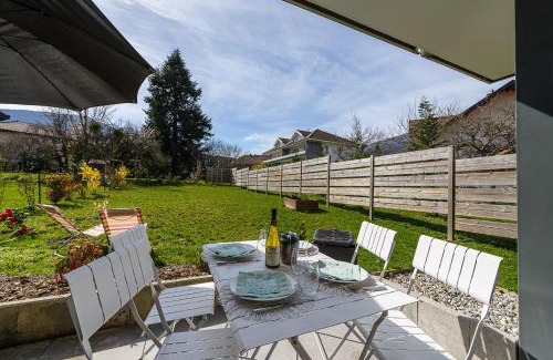 Saint-Jorioz Apartamento | Le Green Garden - Rez de jardin ensoleillé à quelques pas du lac
