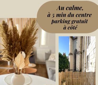 Chinon Apartamento | Le Jeanne, appartement en duplex proche forteresse et centre ville