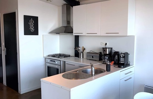 Varengeville-sur-Mer Apartamento | Lodge Quartz (4*)-Apartamento-Lujoso-Baño privado con bañera-Vista al Mar