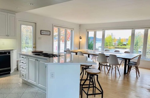 Saint-Denis-de-Brompton Casa | Le Maritime sur le lac et spa -28p