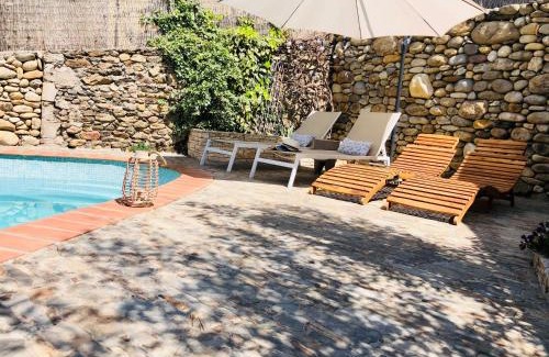 Montesquieu-des-Alberes Casa | Le Mas des Alberes Piscine privative proche mer et Collioure, climatisation, parking ,WiFi
