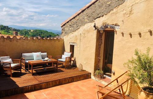 Montesquieu-des-Alberes Casa | Le Mas des Alberes Piscine privative proche mer et Collioure, climatisation, parking ,WiFi