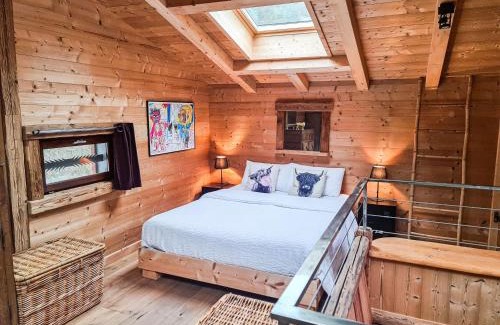 Saint-Jean-de-Sixt Chalet De Esquí | Le Noisetier - Mini Chalet 2 pers - 2min la Clusaz - AravisTour