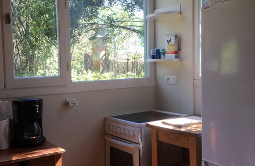 Salles-d'Aude Apartamento | Apartamento-Villa-Baño privado con ducha-Vista al Jardín-Le Pavillon de Chasse