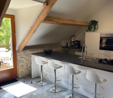 Degagnac Apartamento | Le ROSSIGNOL APPARTEMENT MET AIRCO & PRIVE TERRAS