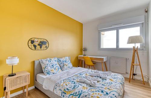 Roseraie - Orgemont Apartamento | Le Super 10 - Free Parking, Fast WiFi, Calm - Top Angers, Families & Groupes