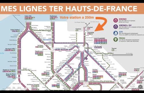 Tourcoing Apartamento | « Le Terminus » à 250m de la gare
