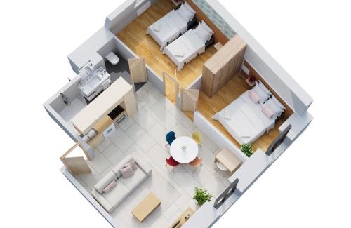 Bonnieres-sur-Seine Apartamento | Les bonn'apparts sur seine - La spacieuse - Famillial 6pers - Parking