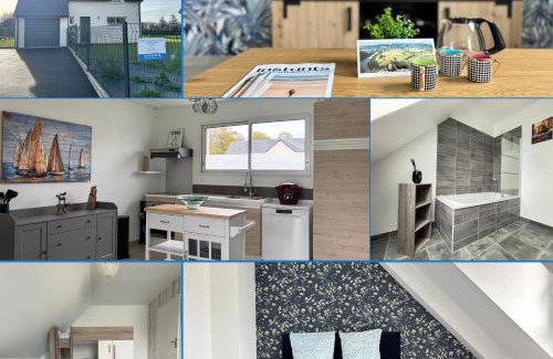 Asnelles Casa | Les dunes, maison neuve 8 p bien équipée jardin clos, terrasse équipée, parking, garage à 850 m de la plage et centre bourg, sur plages du débarquement près Arromanches et Bayeux, chiens bienvenus