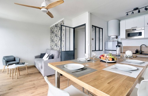 Saint-Cast-le-Guildo Apartamento | Les Ebihens - Studio + chambre indépendante les pieds dans l’eau