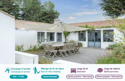 Notre-Dame-de-Monts Casa | Les Joublanchas : Maison familiale mer et campagne pour 16