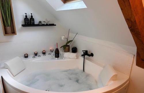 Lanvallay Apartamento | Les Libellules Appartement avec baignoire spa à Lanvallay