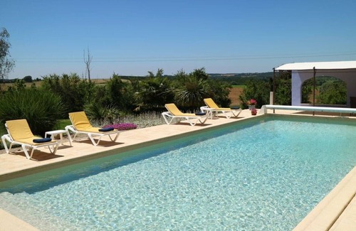 Montastruc Casa | Les Pruniers 4 * casas rurales clasificadas dentro de nuestros propios huertos de ciruelos, piscina climatizada