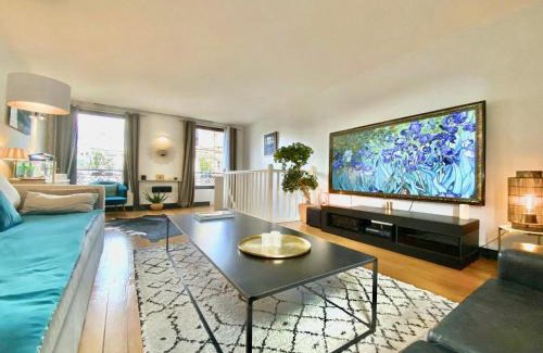 Prince–Marmottan Apartamento | LESPARISNORMANDS - le duplex de la reine, proche Parc des expositions porte de Versailles et Tour Eiffel