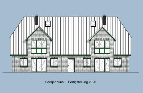 Vollerwiek Apartamento | Leuchtfeuer, Ferienwohnung für 4 Personen - Erwachsene oder Kinder - in DE FEERJENHUSEN am Haubarg von Vollerwiek, Fertigstellung April 2020