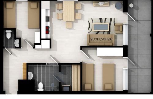 Sirkka Apartamento | Levillas Tunturinlaita Apartments