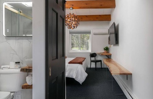Ellicottville Cabina | Lincoln Boutique Motel Upper King #8