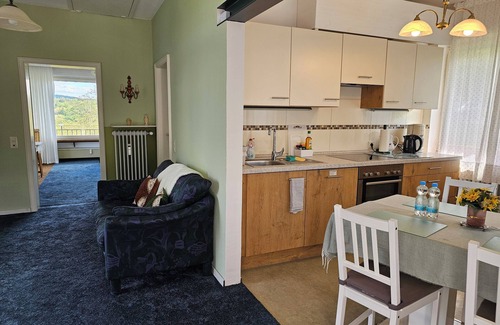 Boppard Apartamento | Little Rhine View Château (EG) : Apartment with view of the largest Rhine bend