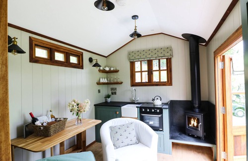 Umberleigh Cabaña | LITTLE SILVER PHEASANT, romantic, with hot tub in High Bickington