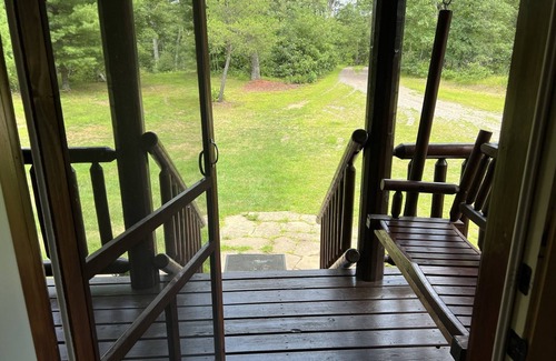 Nekoosa Cabina | Little Valley private log cabin in the woods by Lake Petenwell