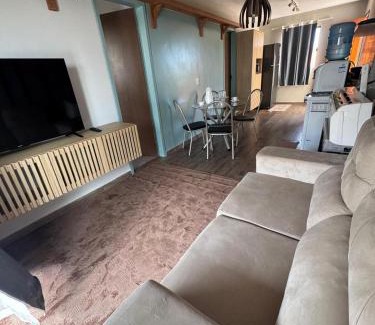 Barra Grande Apartamento | Living Chalé