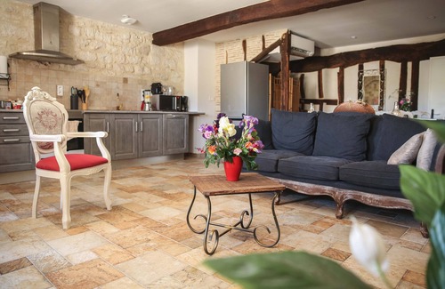 Issigeac Cabaña | Gîte-Baño privado con ducha-Patio-Chambre d'Or