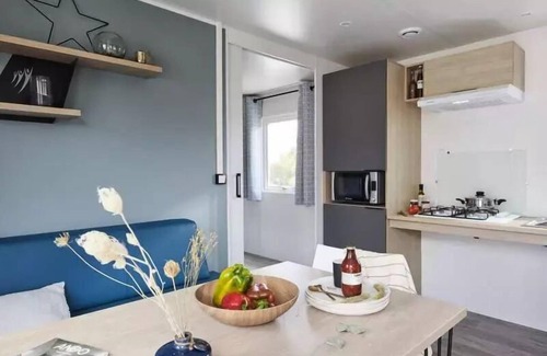 Plouezoch Casa | Lodge PMR GRAND CONFORT BATZ 2022 TV - 2 bedrooms 33m² 4 persons