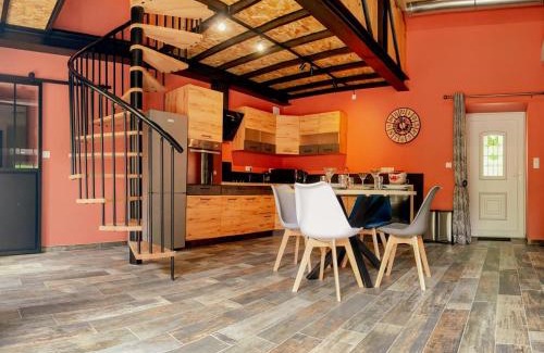 Marigny-Marmande Casa | Loft industriel avec Spa, Sauna et Hammam en Touraine – Jardin clos et équipements haut de gamme - FR-1-381-559