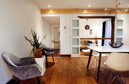 De Lorimier Apartamento | LoftJC1 | 1BR Suite +Free Private Parking| Lafontaine park