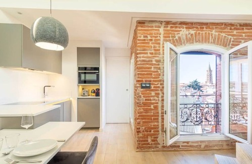 Toulouse City-Centre Apartamento | Lorraine - Vue St-Sernin - Hypercentre - Capitole