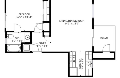 San Rafael Apartamento | Lovely 1BR in San Rafael, Gym + Pool