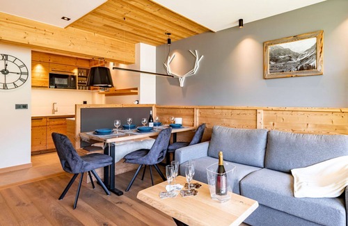 Tignes Apartamento | Bonito apartamento para 5 personas con WIFI, TV y terraza