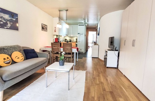 Davos-Dorf Apartamento | Precioso apartamento para 4 personas con WIFI, TV y balcón