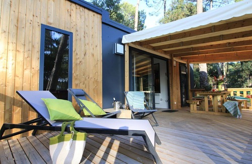 Ondres Casa | Bonito apartamento en villa para 4 personas con piscina, A/C, WIFI, TV, terraza y mascotas permitida