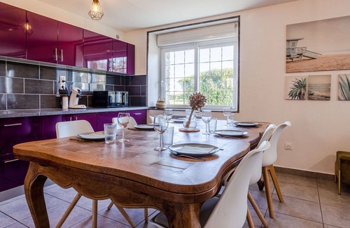 Pirou Casa | Bonito apartamento en villa para 6 personas con WIFI, TV y mascotas permitida