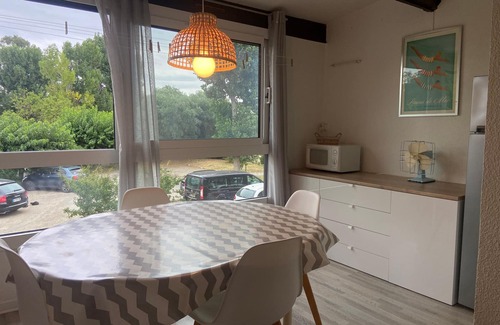 Argeles Plage Apartamento | Estudio encantador con piscina, cerca de la playa para 2 personas
