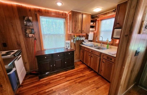 Harrison Cabina | Lucky Bear Lodge. Secluded Cabin in the Woods, Beach access. Pet friendly