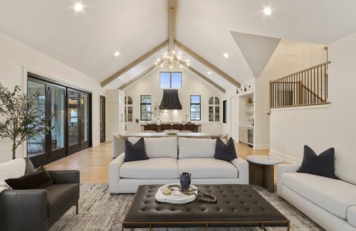 Lake Geneva Casa | Luxe at the Lake | Heated Saltwater Pool |Lake Views |Enclosed Porch | Movie Theater| Hot Tub