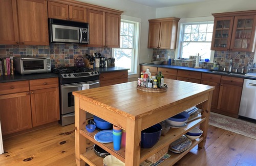 Town of Marbletown Casa | Luxe Hudson Valley getaway with pool, sauna, and double porch