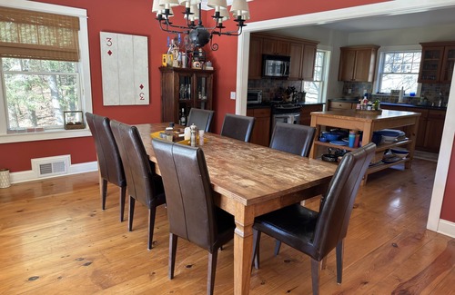 Town of Marbletown Casa | Luxe Hudson Valley getaway with pool, sauna, and double porch